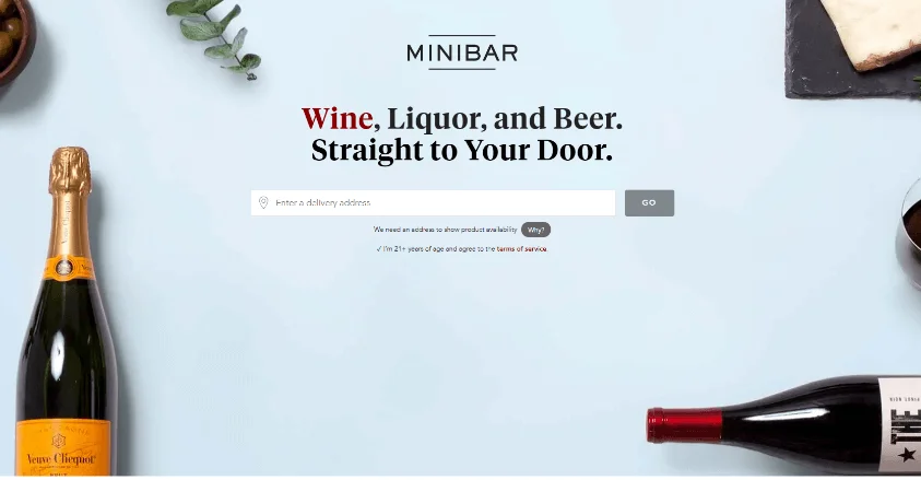Minibar Delivery Alcohol Delivery App