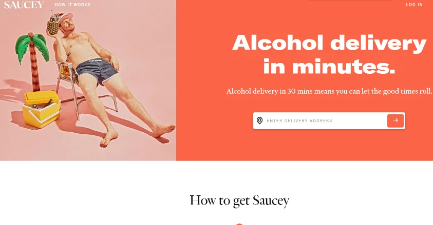Saucey Alcohol Delivery App