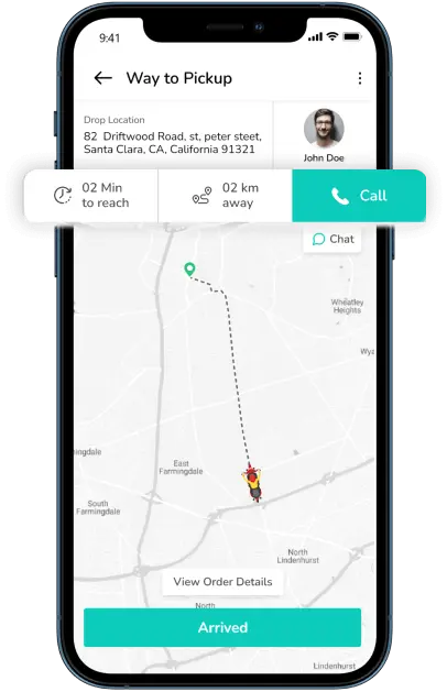 Deliveroo Clone App Driver App Features