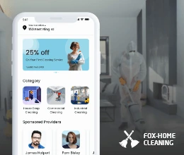 home cleaning mockup