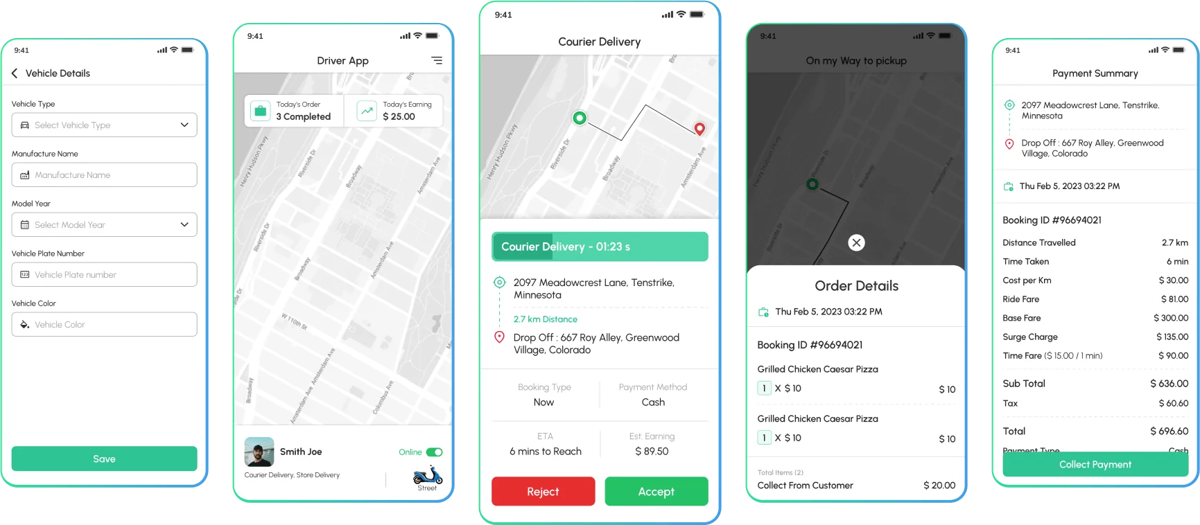 Delivery Anything - Driver app-ui