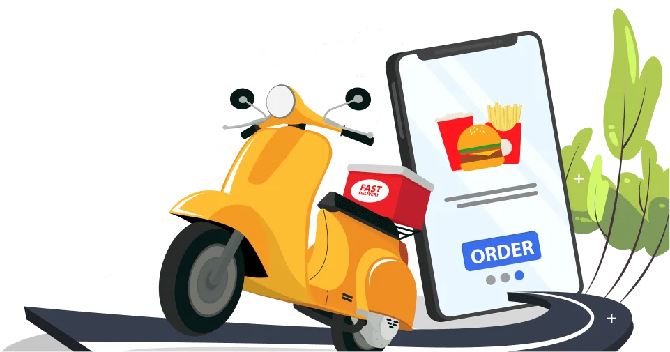 Delivery anything - big cta vector