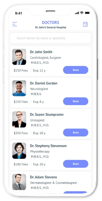 patient app appobook app features