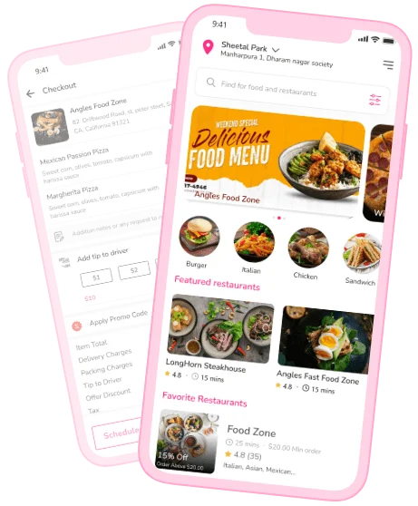 FEATURES OF OUR FOOD ORDERING APP User