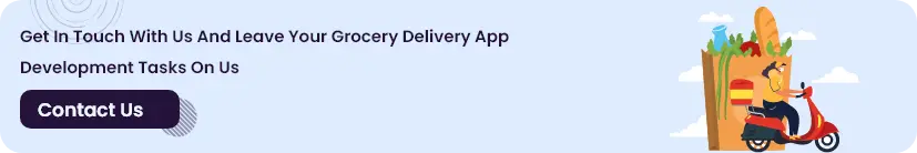 Get In Touch With Us And Leave Your Grocery Delivery App Development Tasks On Us