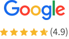 google review 4.9/5