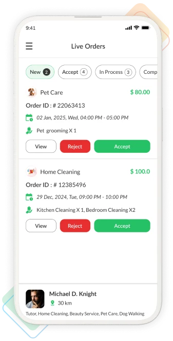 Gojek Clone - Provider App Feature