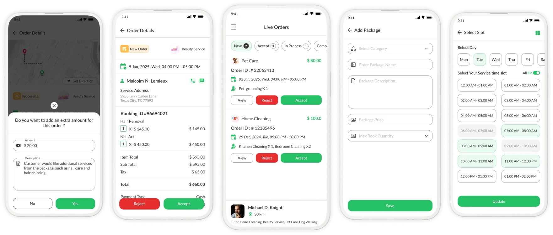 Gojek Clone App Provider View