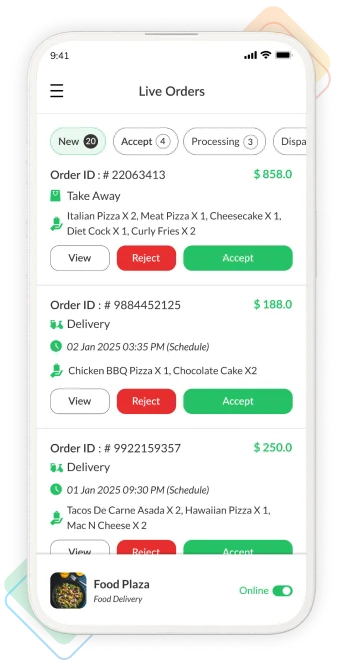 Gojek Clone - Store App Features